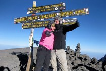 Beklimming Kilimanjaro, Machame route Carmen en David nov. 2009